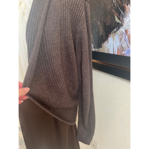Women's H&M Brown Cardigan Sweater Size M - Picture 2 of 5